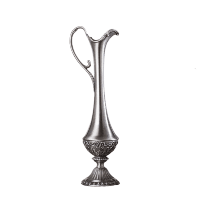 Vase antique en métal petit format