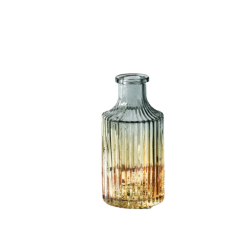 Vase transparent petit format avec dégradé