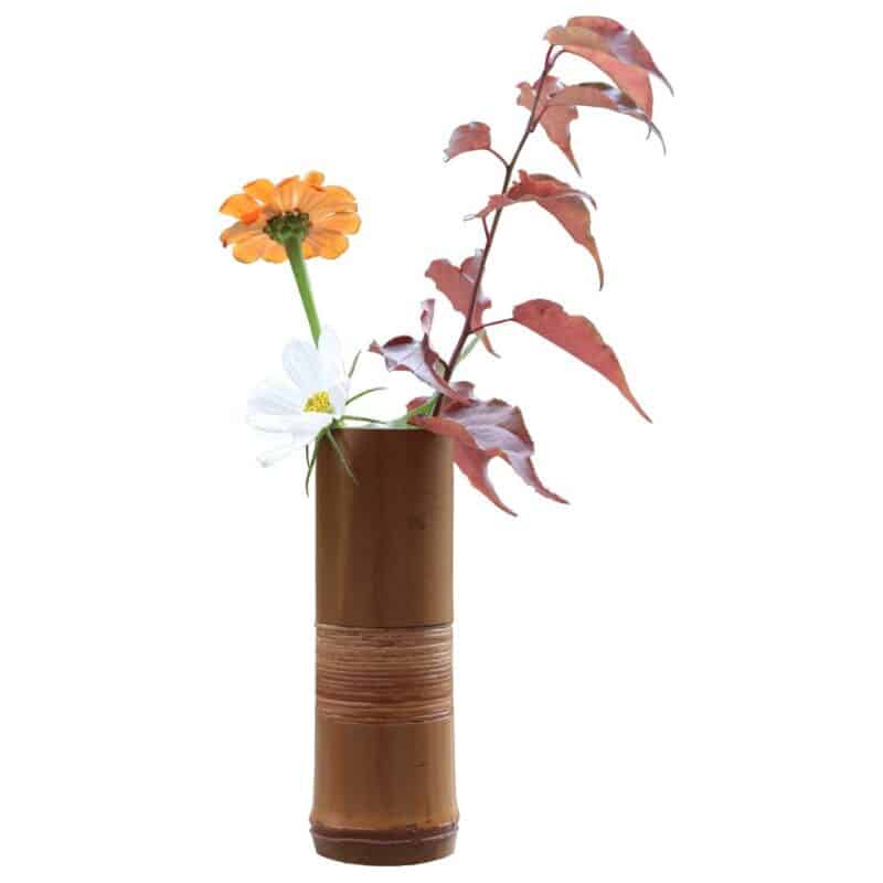 Vase bambou naturel japonais