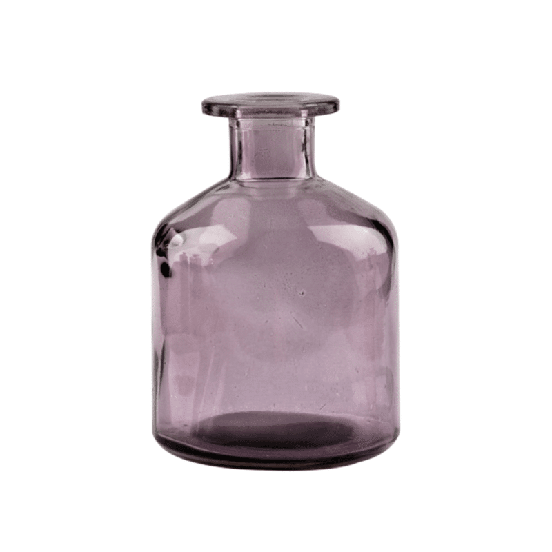 Vase bouteille coloré