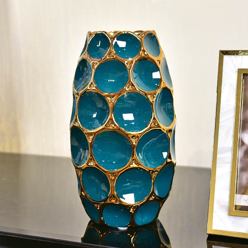 Elégant Vase Moderne Marron - Hauteur 34,5 cm - Modèle Tosca