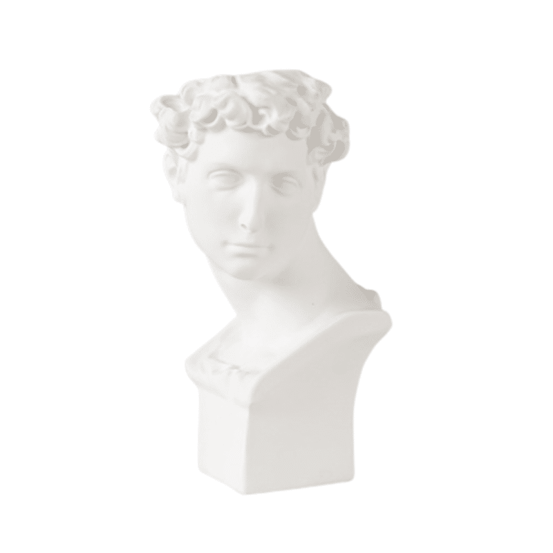 Vase tête de femme style grec antique