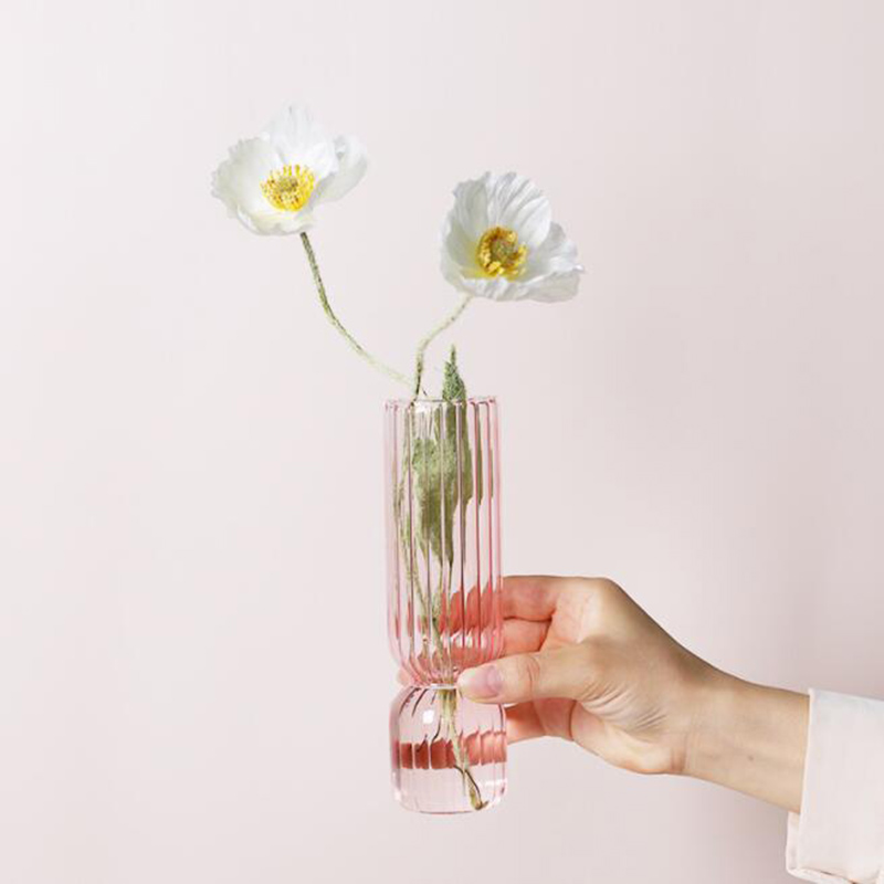 Vase En Verre Rétro Style 'Terre Boue' - Couleur Multicolore - Occasion En Bon État - Décoration D'Intérieur