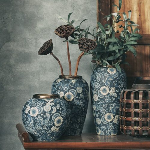 vase-poser-sol-bleu-fleurs-110